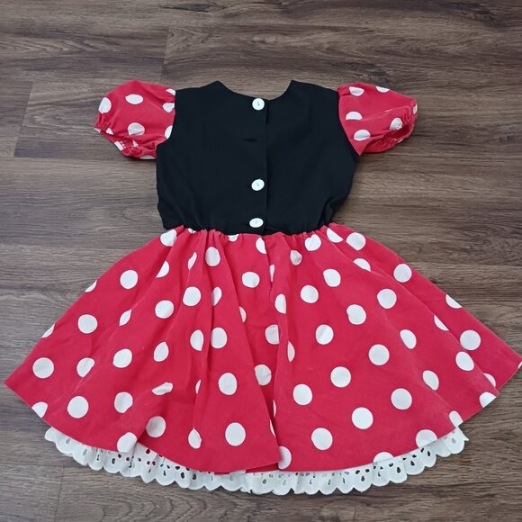 Vintage Disney Kids Minnie Mouse Halloween Dress Up 6 DAMAGE READ - Picture 8 of 9